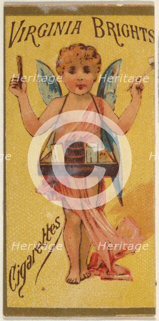 From the Girls and Children series (N64) promoting Virginia Brights Cigarettes for Allen &..., 1886. Creator: Allen & Ginter.