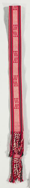 "Navajo Style" Belt/ Sash, c. 1900-1930. Creator: Unknown.