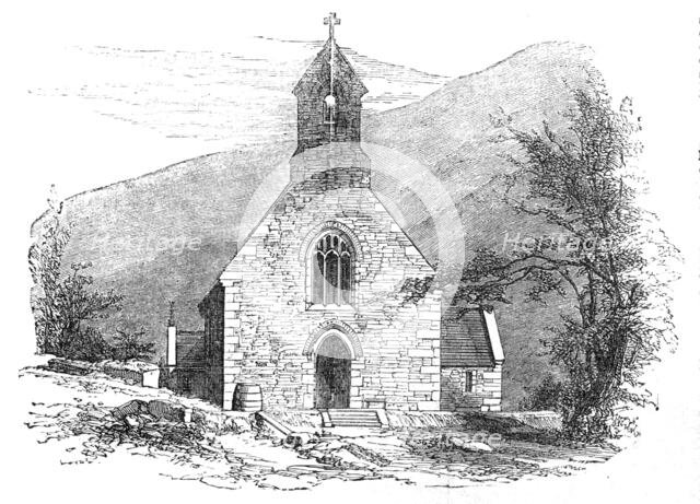 New Church, built by Sir Benjamin Hall, at Abercarn, South Wales, 1854. Creator: Unknown.
