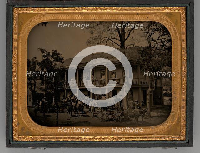 Untitled (John C. Fremont's Oso Hotel, Near Mariposa, CA), 1856. Creator: Unknown.