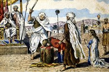 Persecution of Christians of Córdoba (822-852) by the Emir Abd-al-Rahman II, including Saint Eulo…