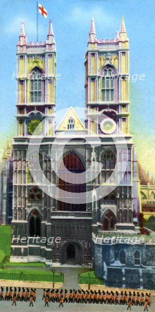 Westminster Abbey, London, 20th century. Artist: Unknown