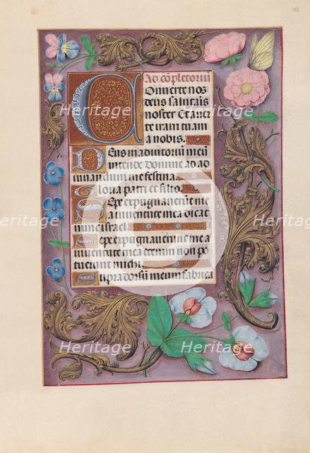 Hours of Queen Isabella the Catholic, Queen of Spain: Fol. 155r, c. 1500. Creator: Master of the First Prayerbook of Maximillian (Flemish, c. 1444-1519); Associates, and.