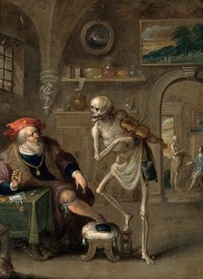Death and the miser. Creator: Frans Francken II.