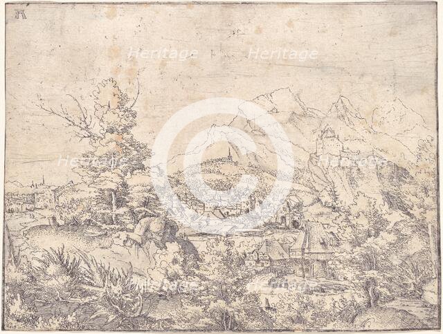 The Great Landscape with the Water Mill, c. 1520. Creator: Albrecht Altdorfer.