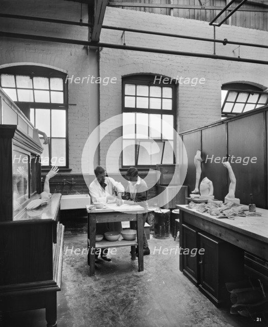 Pilkington Special Hospital, Borough Road, St Helens, Lancashire, September 1918. Artist: H Bedford Lemere.