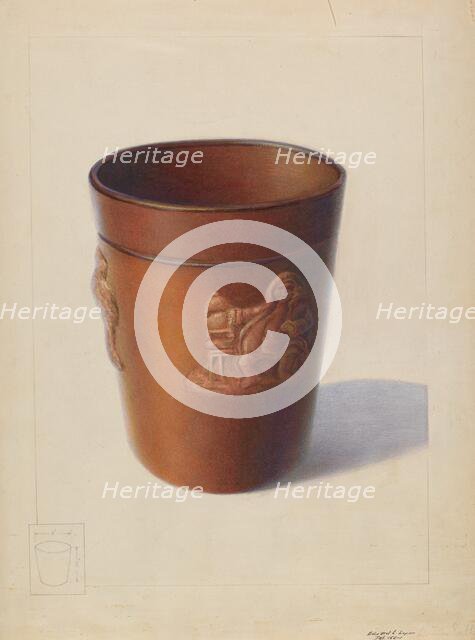 Crock, c. 1937. Creator: Edward L Loper.