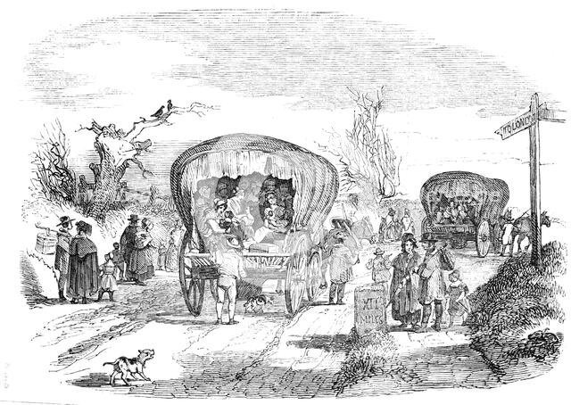 The Migrants' Farewell, 1844. Creator: Unknown.