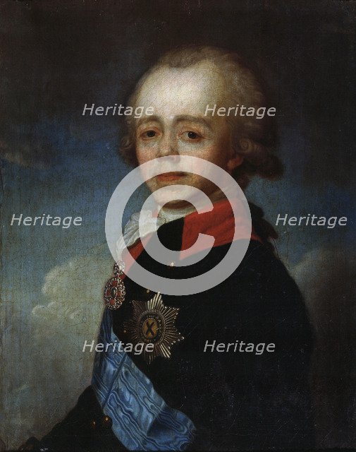 Portrait of Grand Duke Pavel Petrovich', (1754-1801), late 18th century.