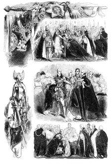 Ceremony of Investiture of the Order of the Garter, 1844. Creator: Unknown.