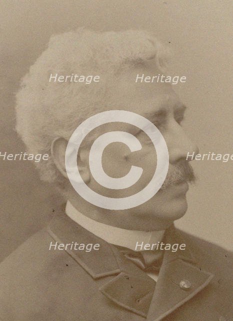 Portrait of the Composer Olivier Métra (1830-1889)  , 1870s. Creator: Pirou, Eugène (1841-1909).