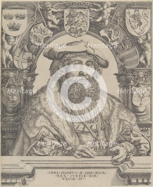 Christian II, King of Denmark, 1529. Creator: Jacob Binck.