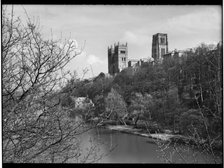 Durham Cathedral, Palace Green, Durham, County Durham, 1948. Creator: Margaret F Harker.