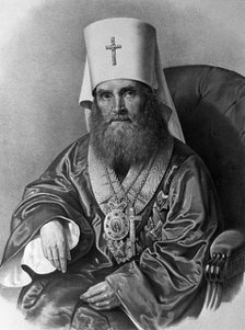 Metropolitan Filaret (Drozdov) of Moscow, c19th century. Artist: Unknown