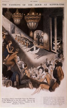 'The Fashions of the Hour at Suppertime', 1926. Artist: H Hookway Cowles