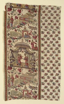 Fragment (Furnishing Fabric), England, c. 1806. Creator: Bannister Hall Print Works.
