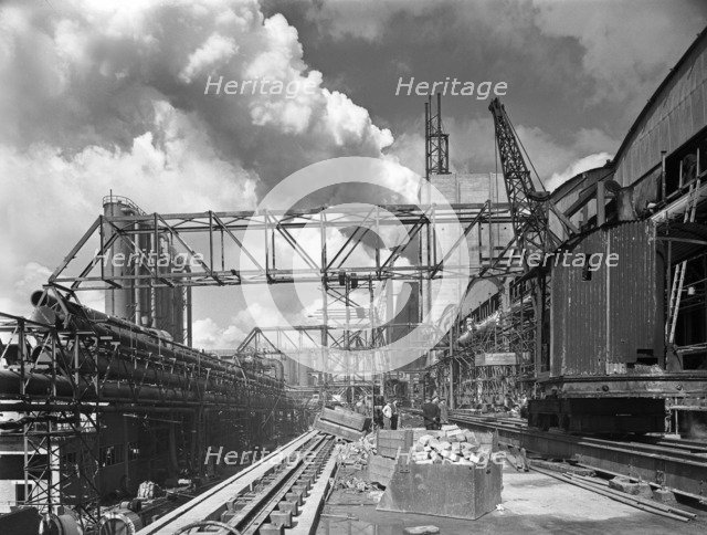 Manvers coal processing plant, Wath upon Dearne, near Rotherham, South Yorkshire, January 1957. Artist: Michael Walters