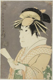 The actor Sanogawa Ichimatsu III as Onayo, 1794. Creator: Tôshûsai Sharaku.
