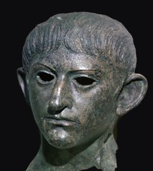Head of the Emperor Claudius, Roman Britain, 1st century AD. Artist: Unknown