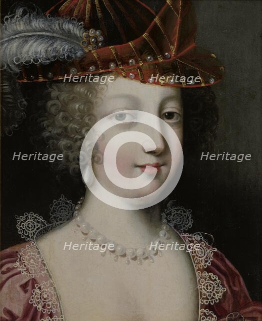 Portrait of a Woman in a Hat, c1630 -1640. Creator: Claude Deruet.