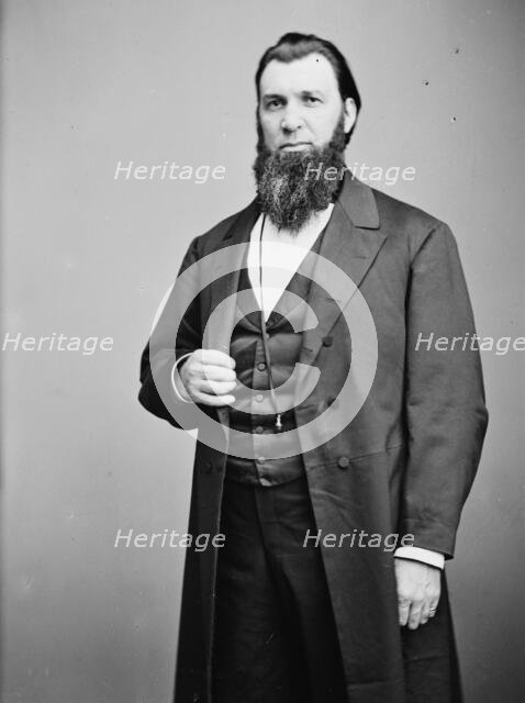 Abram Wakeman, between 1855 and 1865. Creator: Unknown.