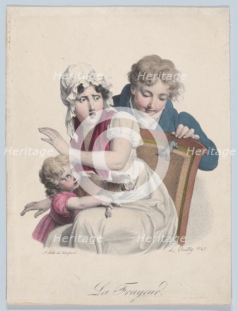 Fear, 1825. Creator: Delpech.