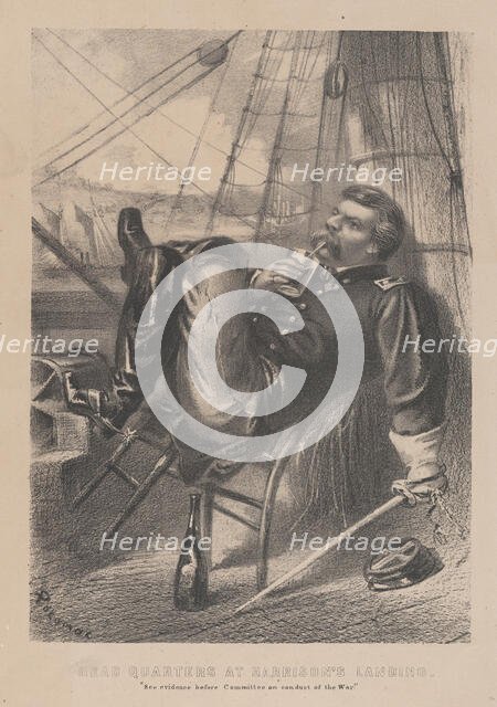 Head Quarters at Harrison's Landing, ca. 1862., ca. 1862. Creator: Anon.