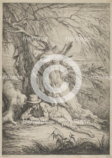 Bandit Beneath a Tree, 1795-1801. Creator: Raphael Lamar West.