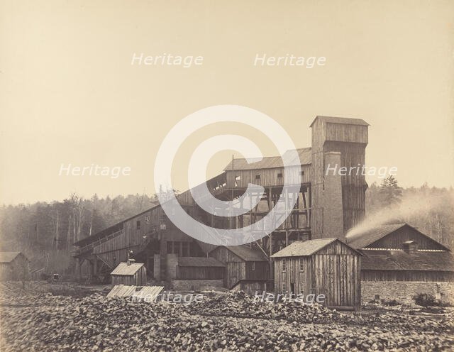 Gibson's Breaker, Rushdale, Pennsylvania, 1860s. Creator: Thomas H. Johnson.