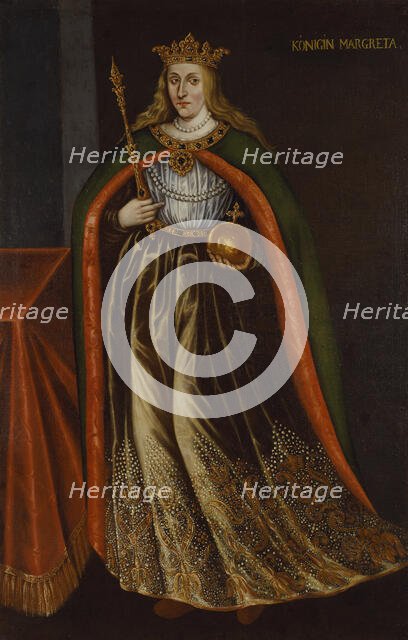Margareta, 1353-1412, Queen of Denmark, Norway and Sweden, c14th century. Creator: Anon.