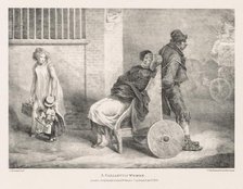 Various Subjects Drawn from Life and on Stone: A Paraleytic Woman, 1821. Creator: Théodore Géricault (French, 1791-1824).