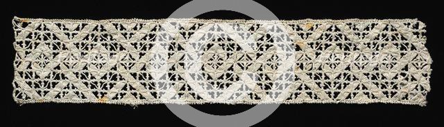 Band of Needlepoint (Reticella) Lace Insertion, 16th century. Creator: Unknown.
