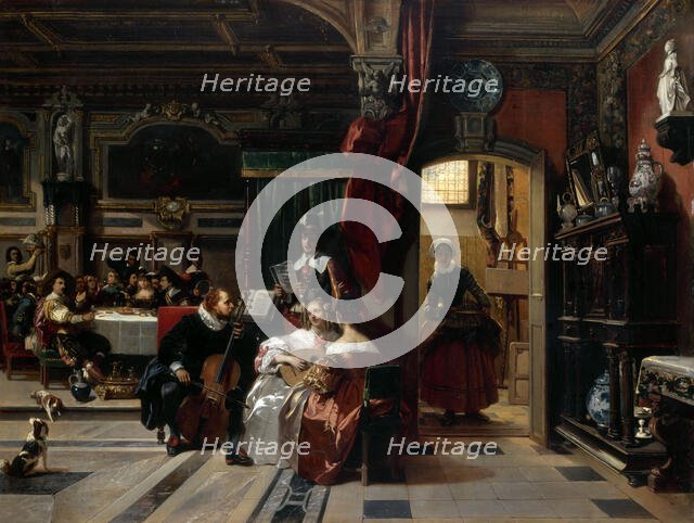 Van Dyck à Londres, 1837. Creator: Camille Joseph Etienne Roqueplan.