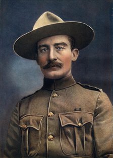 Portrait of Colonel Robert SS Baden-Powell, 1900.  Creator: Elliott & Fry.