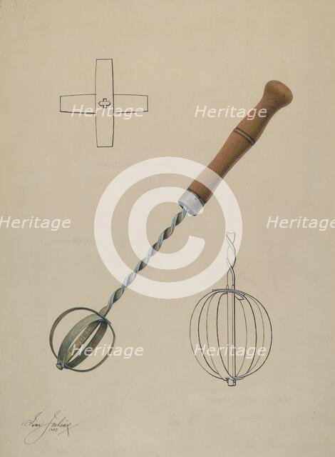 Egg Beater, 1937. Creator: Ivar Julius.