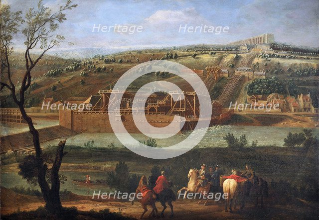 Machine of Marly and the Louveciennes Aqueduct, 1723.