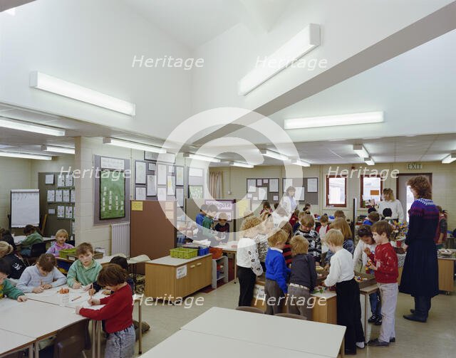 Whingate Primary School, Whingate Road, Leeds, 09/03/1989. Creator: John Laing plc.