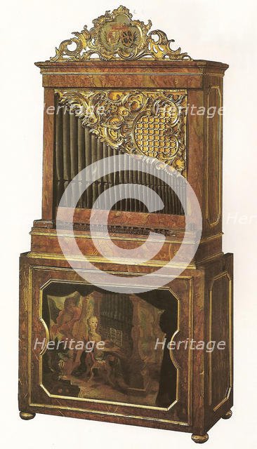 Chamber Organ, 18th century. Creator: Unknown.