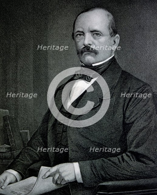 Otto von Bismarck (1815-1898), German statesman who set the great German Empire which was named f…