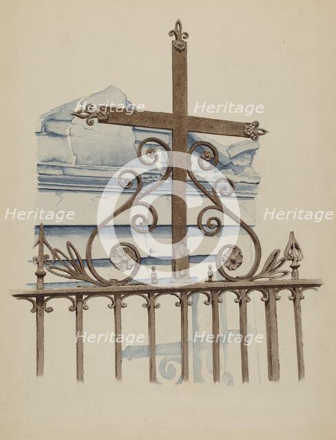 Cross, c. 1936. Creator: Ray Price.