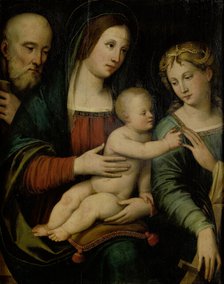 Mystic Marriage of St Catherine of Alexandria, c1540. Creator: Giacomo Francia.