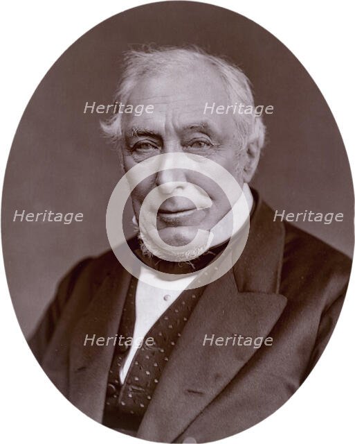 Sir John Mellor, judge of the High Court of Justice, 1880. Creator: Lock & Whitfield.