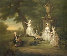 'A children's tea party', 1730. Artist: William Hogarth.