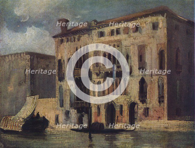 'View on the Grand Canal', 19th century. Artist: Richard Parkes Bonington.