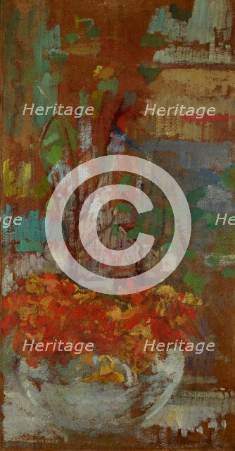 Composition with Nasturtiums, c1906. Creator: Olga Boznanska.