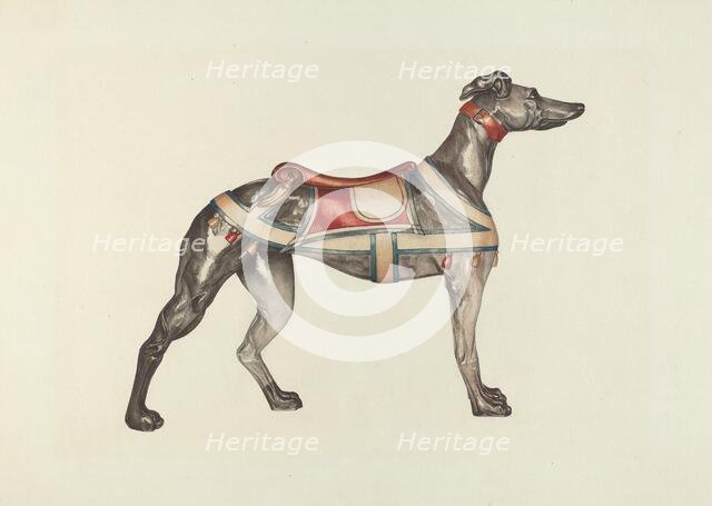 Carousel Dog, c. 1939. Creator: Dorothy Handy.