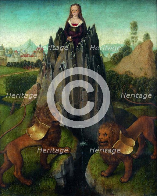 Allegory of Chastity, ca 1475. Creator: Memling, Hans (1433/40-1494).