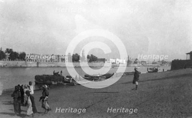 Tigris River, Baghdad, Iraq, 1917-1919. Artist: Unknown