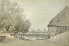 Ferry Hinksey, near Oxford, 15 June 1789. Artist: John Baptist Malchair.