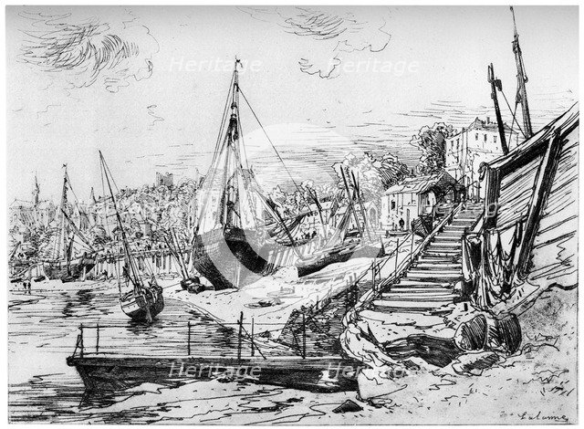 'Concarneau', c1850-1895 (1924). Artist: Maxime Lalanne